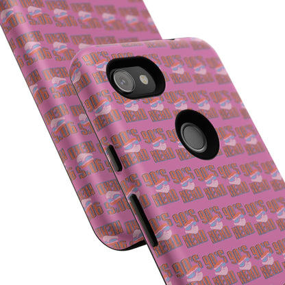 90s Vibe Phone Case, Retro Tough Cases, Gift for Nostalgia Lovers, Durable Phone Covers, 90s Themed Accessories