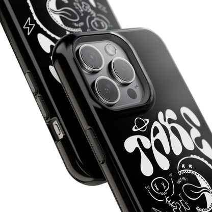 Magnetic Phone Case - Take It Easy Design, Cute Phone Cover, Gift for Him or Her, Trendy Accessories, Unique Tech Gifts