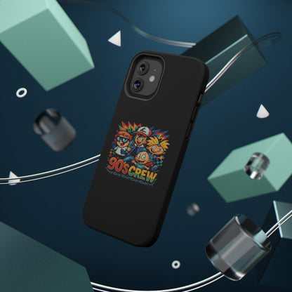 90s Crew Impact-Resistant Phone Case — Retro Cartoon Gamer Design