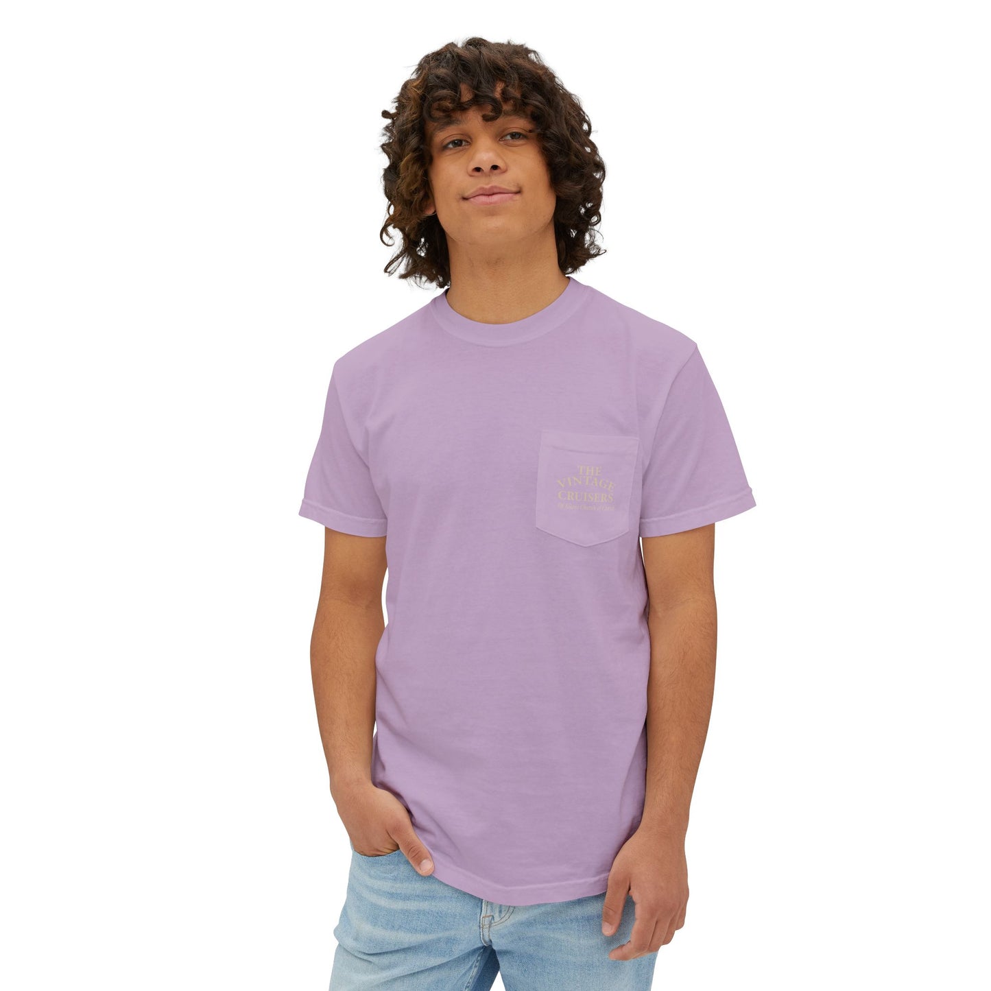 Vintage Allons church of Christ Cruise Pocket T-Shirt