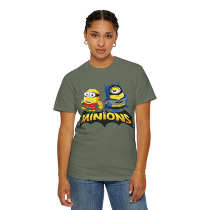 Minions Superhero Unisex T-shirt, Fun Gift for Kids, Cartoon Apparel, Birthday Party Outfit, Family Movie Night Wear