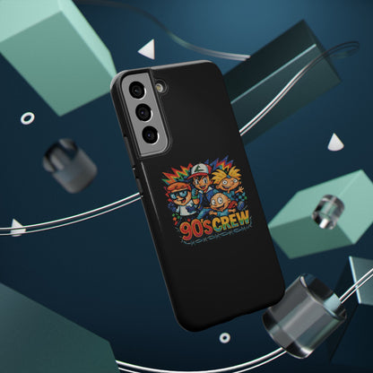 90s Crew Impact-Resistant Phone Case — Retro Cartoon Gamer Design
