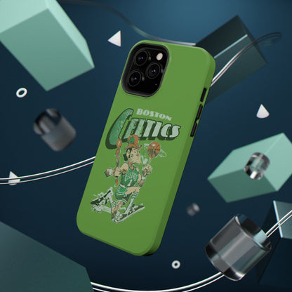 Boston Celtics Impact-Resistant Phone Case, Basketball Phone Cover, Sports Fan Gift, Sturdy Phone Case, NBA Merchandise, Team Spirit Decor