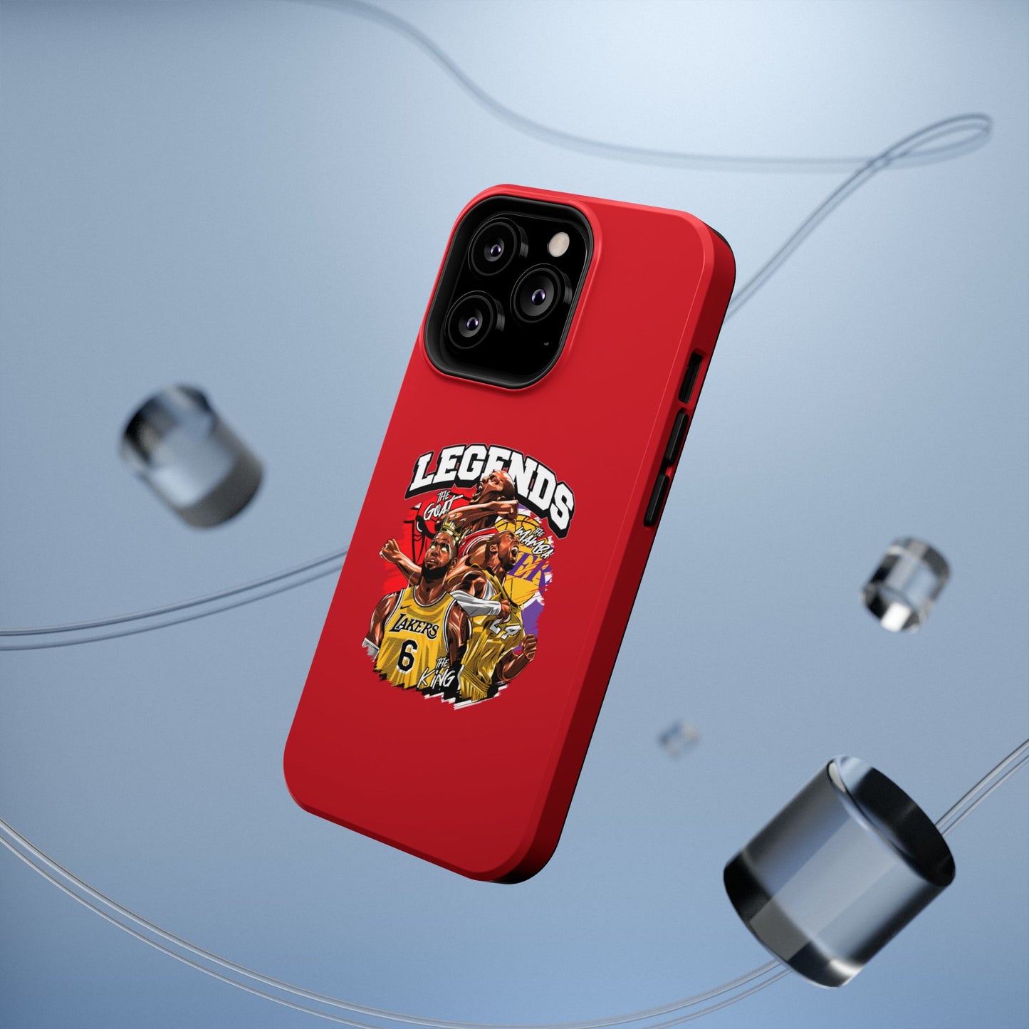 Legends Basketball Graphic Phone Case — Impact-Resistant iPhone Cover