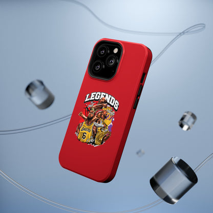 Legends Basketball Graphic Phone Case — Impact-Resistant iPhone Cover