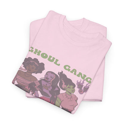 Ghoul Gang Unisex Heavy Cotton Tee | Halloween T-Shirt, Spooky Apparel, Gothic Fashion, Funny Gift, Group Costume