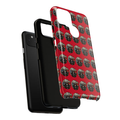 Bold Phone Case, Tough Phone Cover, Red Phone Protector, Unique Gift for Him/Her, Trendy Tech Accessory