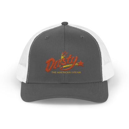 Dusty Snapback Trucker Cap, Trendy Hat, Gift for Him/Her, Casual Wear, Festival Accessory, Outdoor Style