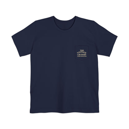 Retro Allons Church of Christ Pocket T-shirt