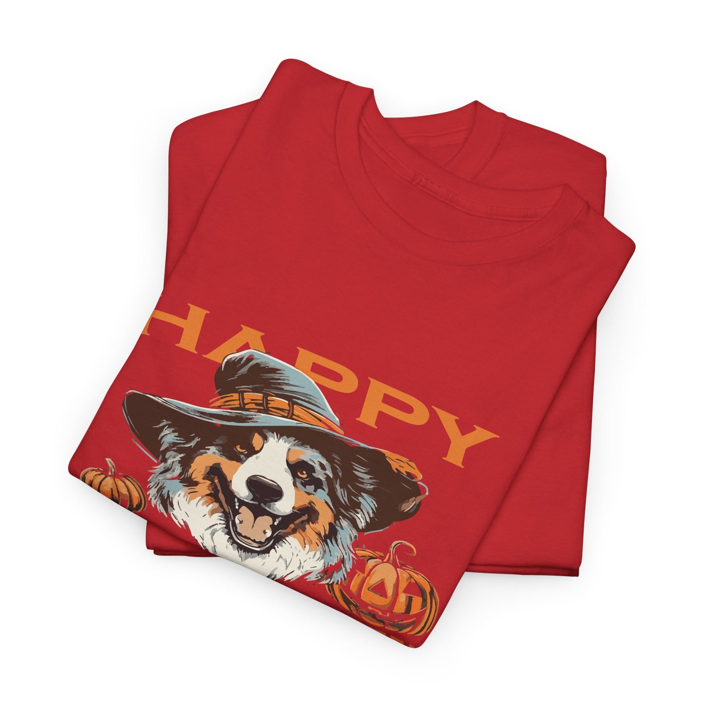 Halloween Dog Graphic Tee, Unisex T-Shirt, Spooky Pet Shirt, Fall Apparel, Trick or Treat Top