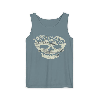 Cool Skull Graphic Tank Top, Unisex Summer Tee, Beachwear, Festival Outfit, Casual Wear, Graphic Apparel