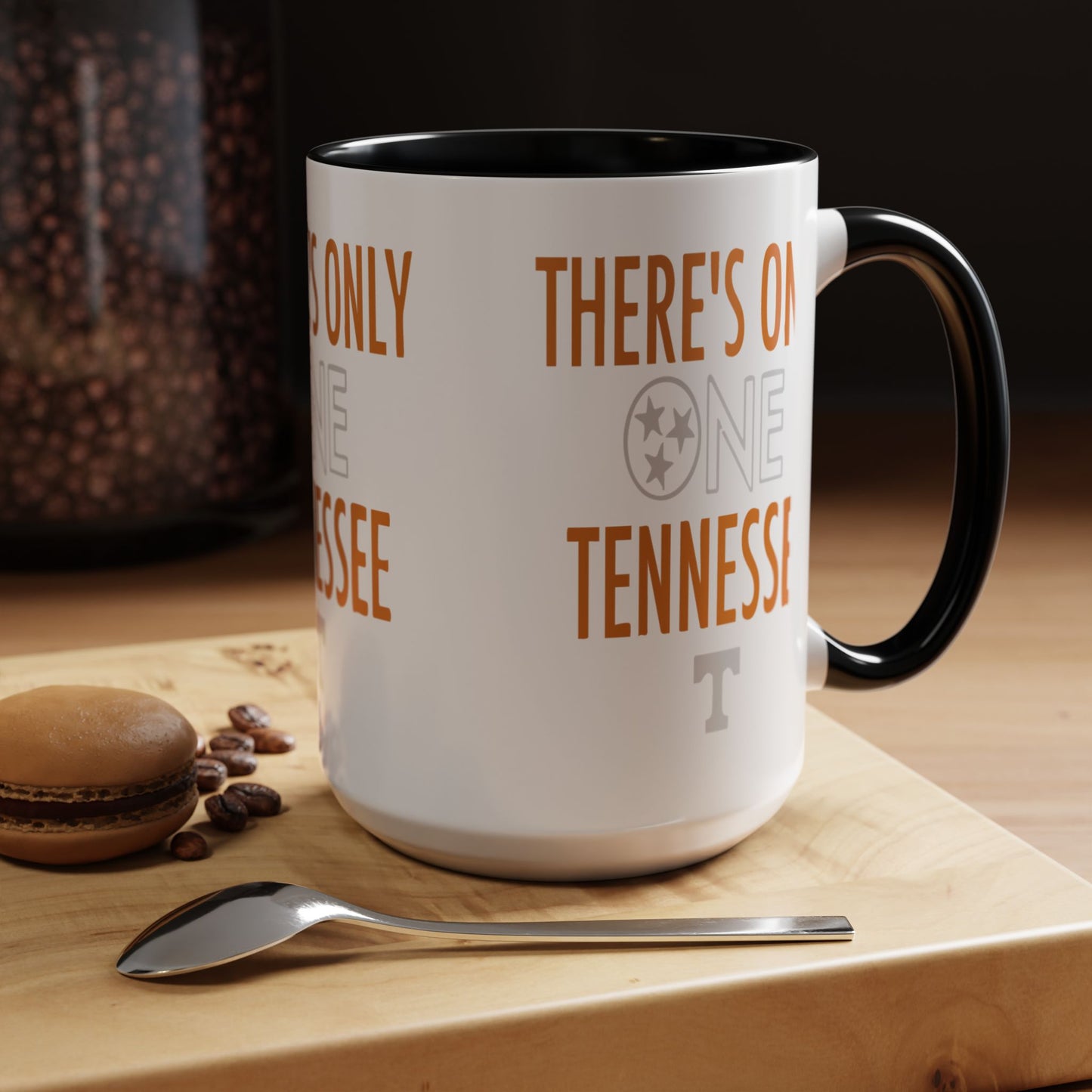 Tennessee Accent Coffee Mug - Perfect for Fans, Gift for Graduates, Home Office Essential, Sports Celebration, Personalized Tea Cup