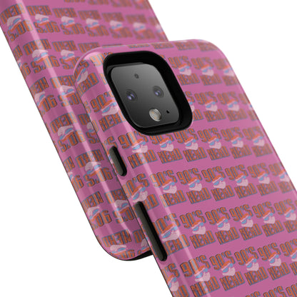 90s Vibe Phone Case, Retro Tough Cases, Gift for Nostalgia Lovers, Durable Phone Covers, 90s Themed Accessories