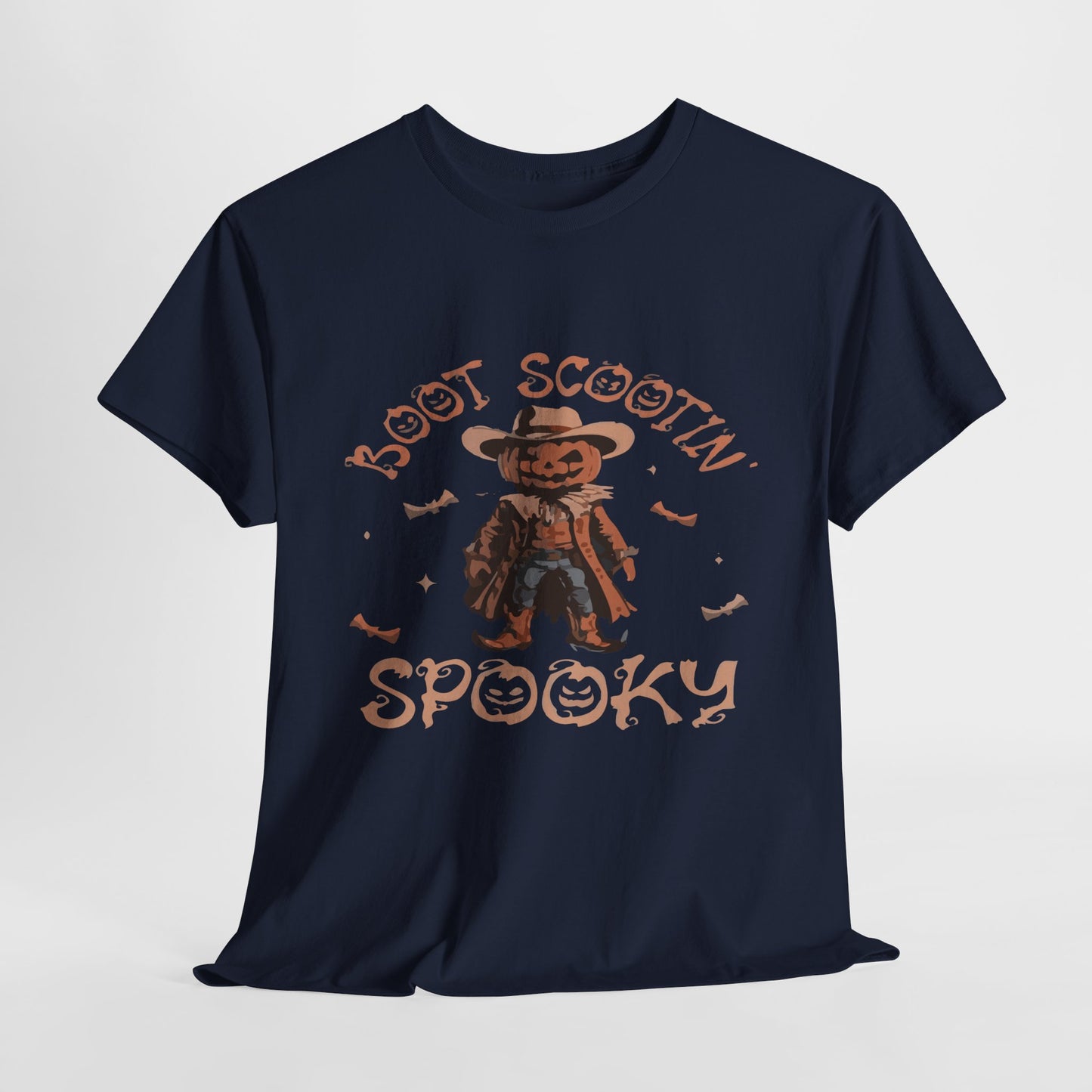 Spooky Cowboy Tee, Unisex Heavy Cotton T-Shirt, Halloween Costume, Fall Fashion, Fun Casual Wear, Gift for Friends, Boot Scootin' [...]