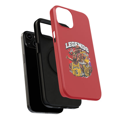 Legends Basketball Graphic Phone Case — Impact-Resistant iPhone Cover
