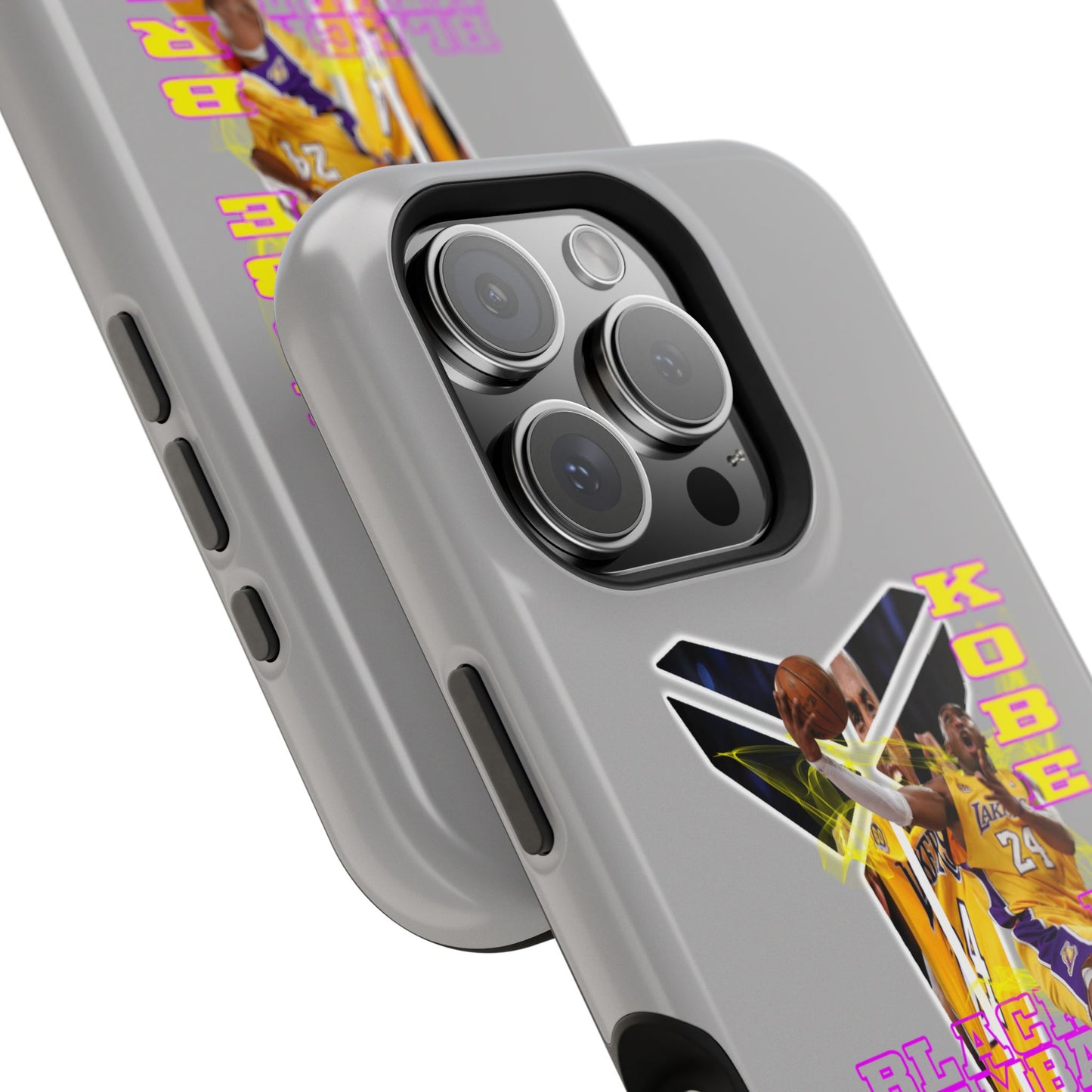 Impact-Resistant Phone Case — Bold Retro Basketball Graphic