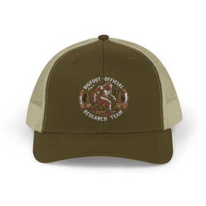 Bigfoot Research Snapback Trucker Cap - Stylish Outdoor Adventure Hat for Him