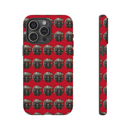 Bold Phone Case, Tough Phone Cover, Red Phone Protector, Unique Gift for Him/Her, Trendy Tech Accessory