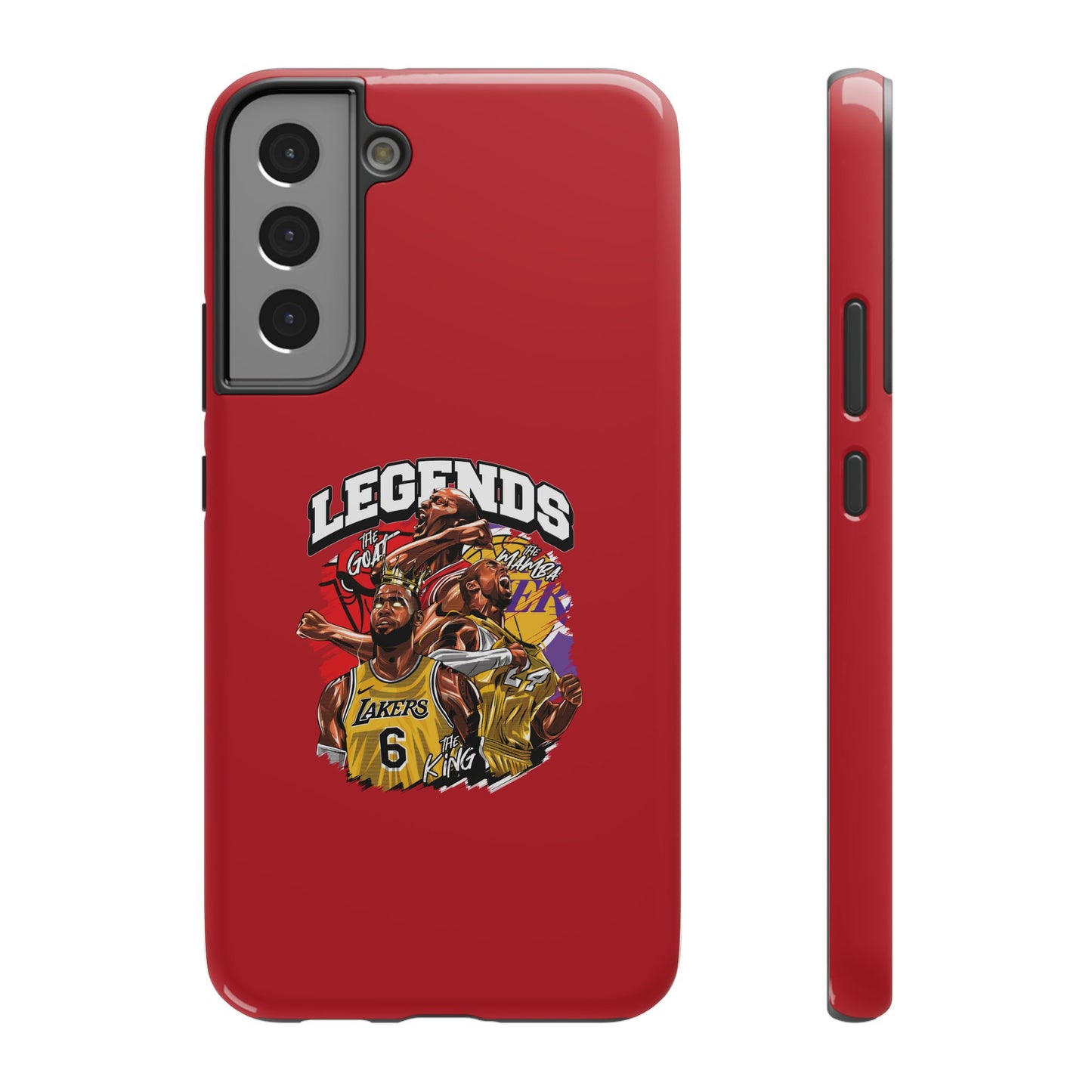 Legends Basketball Graphic Phone Case — Impact-Resistant iPhone Cover