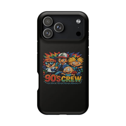 90s Crew Impact-Resistant Phone Case — Retro Cartoon Gamer Design