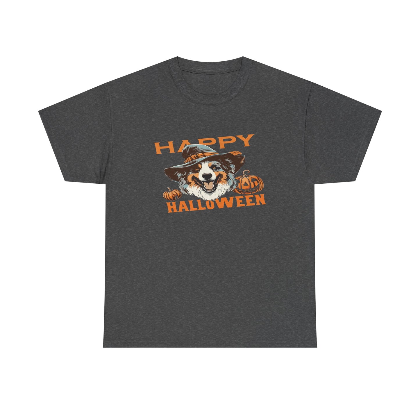 Halloween Dog Graphic Tee, Unisex T-Shirt, Spooky Pet Shirt, Fall Apparel, Trick or Treat Top