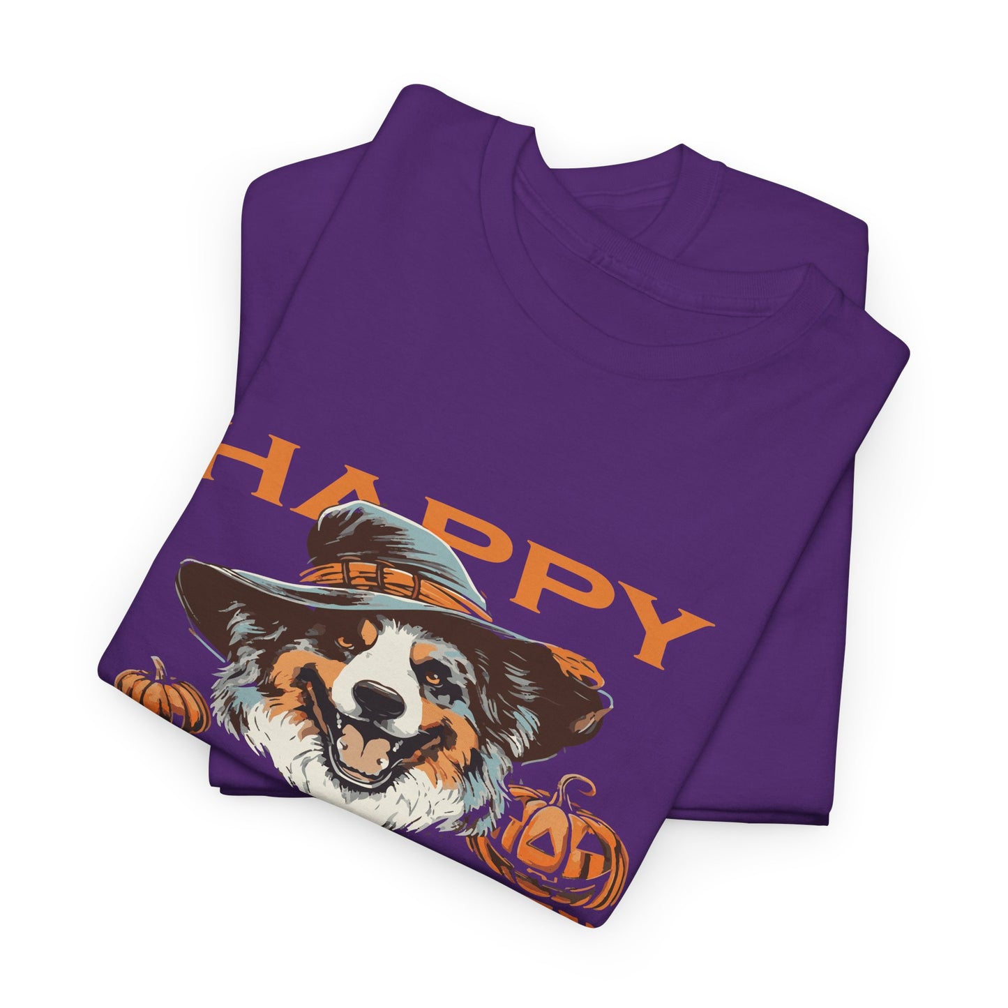 Halloween Dog Graphic Tee, Unisex T-Shirt, Spooky Pet Shirt, Fall Apparel, Trick or Treat Top
