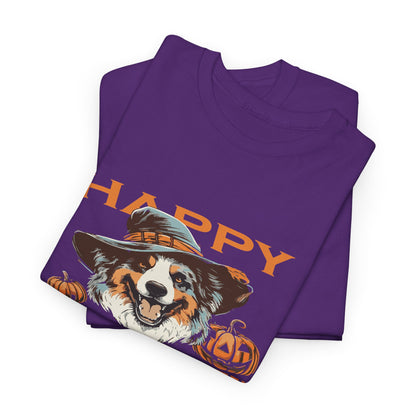 Halloween Dog Graphic Tee, Unisex T-Shirt, Spooky Pet Shirt, Fall Apparel, Trick or Treat Top