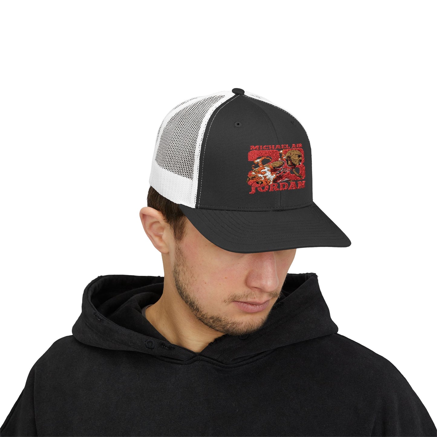 Snapback Trucker Cap - Micheal Jordan Number 23, Classic NBA Hat