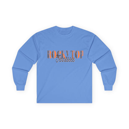 Rocky Top Tennessee Long Sleeve Tee — Vintage Script State Pride