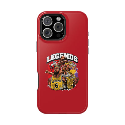 Legends Basketball Graphic Phone Case — Impact-Resistant iPhone Cover