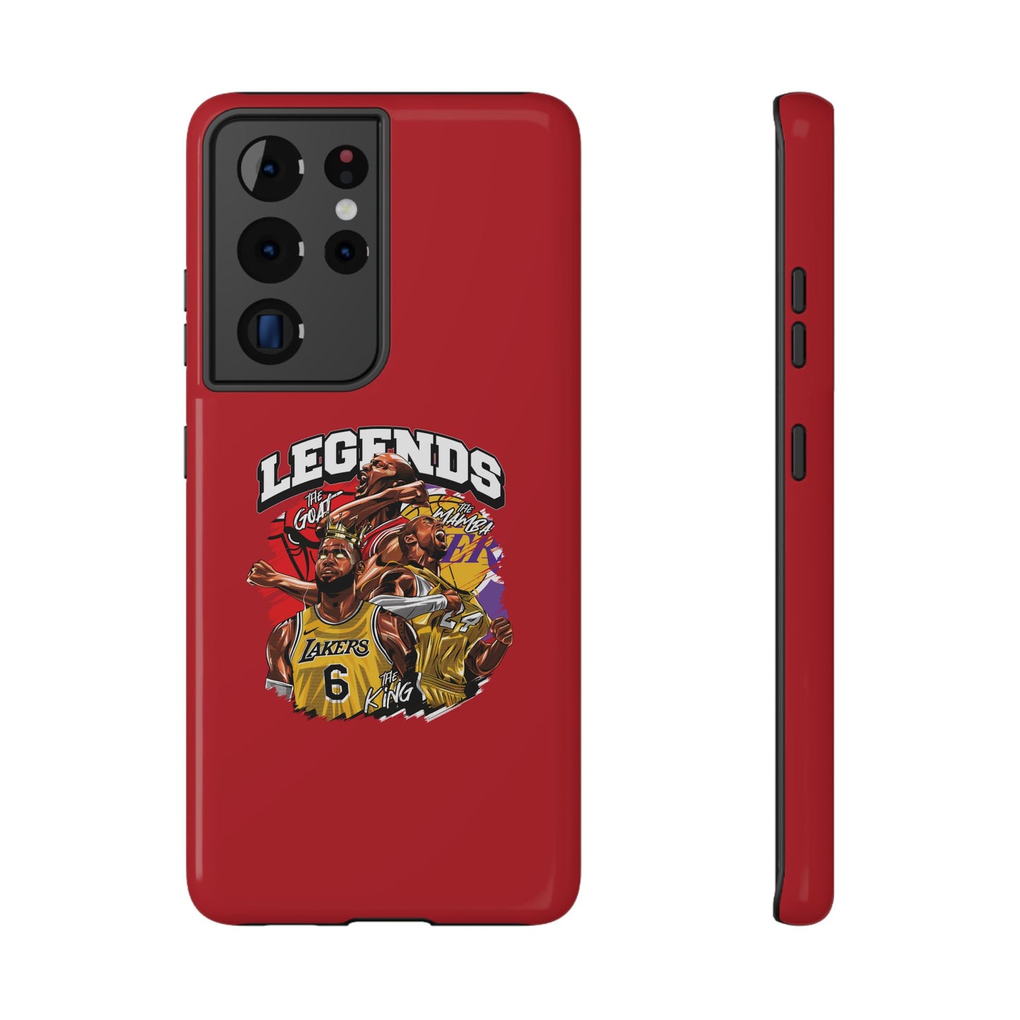 Legends Basketball Graphic Phone Case — Impact-Resistant iPhone Cover