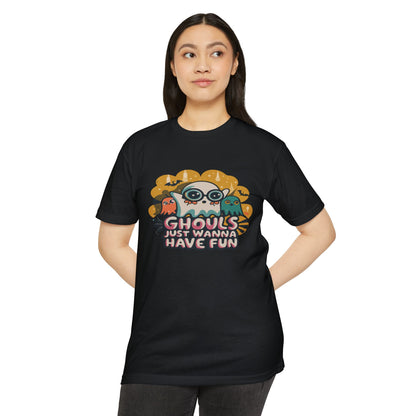 Halloween Fun Graphic Tee, Ghouls T-shirt, Unisex T-shirt, Spooky Shirt, Casual Halloween Apparel