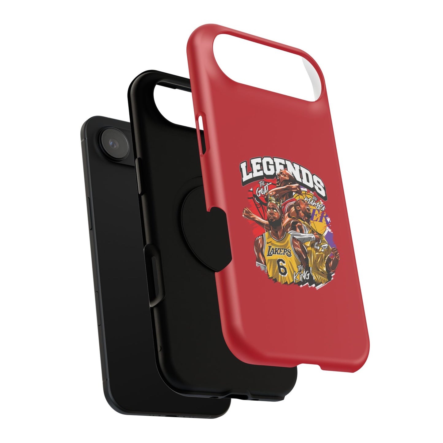 Legends Basketball Graphic Phone Case — Impact-Resistant iPhone Cover