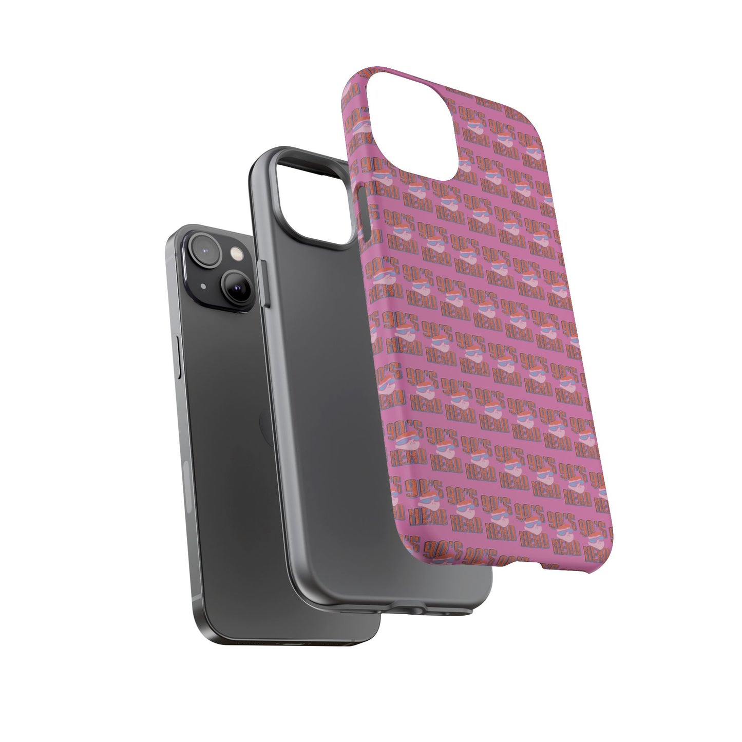 90s Vibe Phone Case, Retro Tough Cases, Gift for Nostalgia Lovers, Durable Phone Covers, 90s Themed Accessories