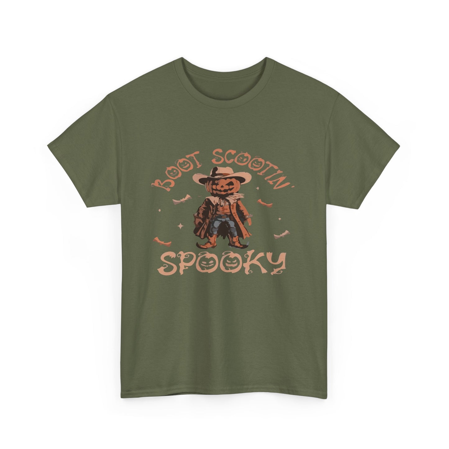 Spooky Cowboy Tee, Unisex Heavy Cotton T-Shirt, Halloween Costume, Fall Fashion, Fun Casual Wear, Gift for Friends, Boot Scootin' [...]