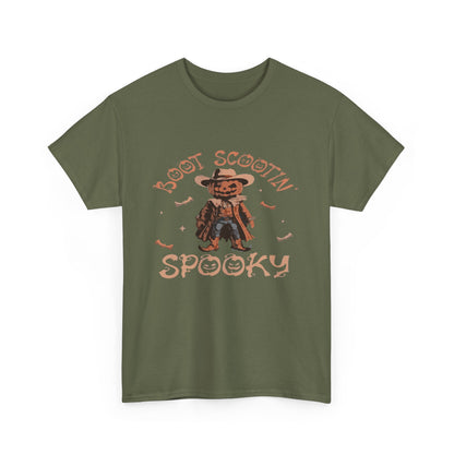 Spooky Cowboy Tee, Unisex Heavy Cotton T-Shirt, Halloween Costume, Fall Fashion, Fun Casual Wear, Gift for Friends, Boot Scootin' [...]