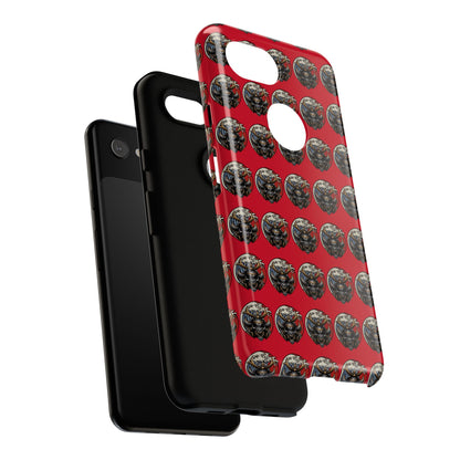 Bold Phone Case, Tough Phone Cover, Red Phone Protector, Unique Gift for Him/Her, Trendy Tech Accessory