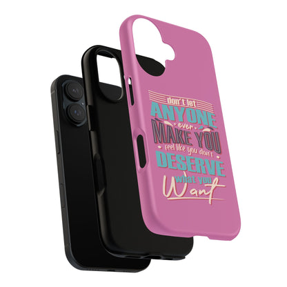 Inspirational Phone Case, Motivational Phone Cover, Tough Cases for Her, Gift for Friends, Self-Love Quote Case