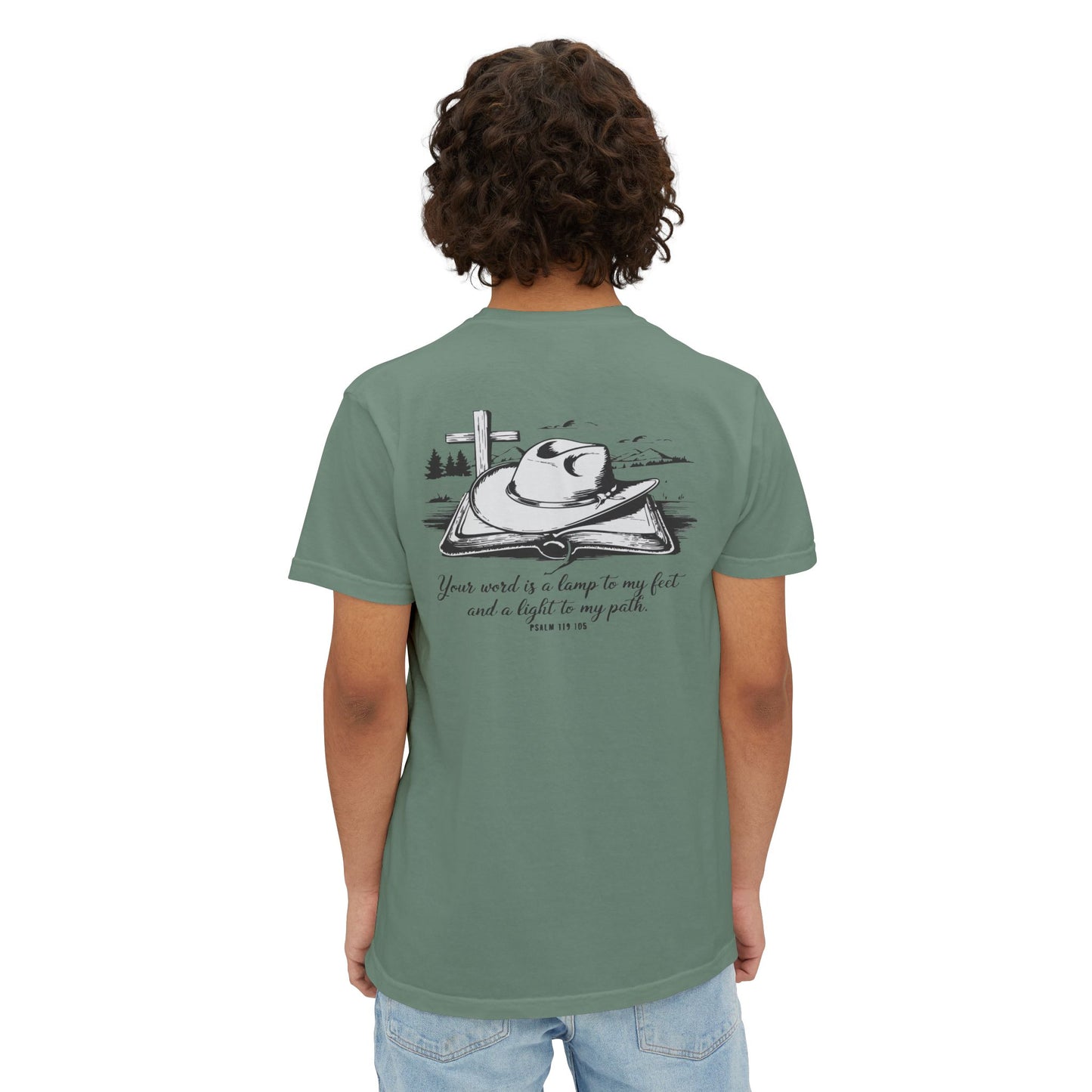 Unisex Pocket T-Shirt with Inspirational Quote - Perfect for Everyday Wear, Gift for Friends and Family, Spiritual Vibes, Summer Outing