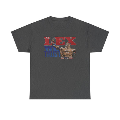 Unisex Cotton Tee with 'In Lex We Trust' Design, Casual Wear, Gift for Him/Her, Birthday, Independence Day, Patriotic Apparel