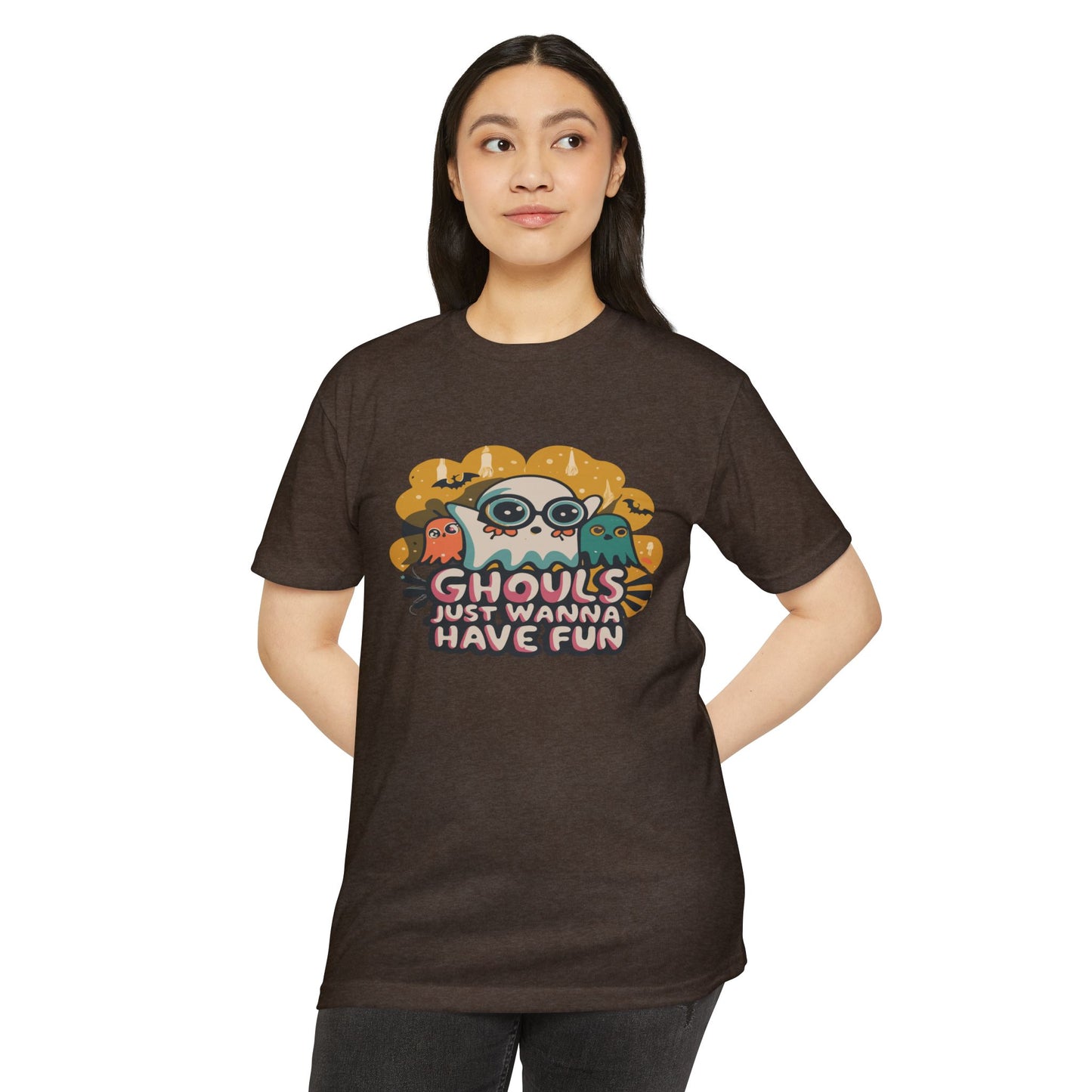 Halloween Fun Graphic Tee, Ghouls T-shirt, Unisex T-shirt, Spooky Shirt, Casual Halloween Apparel