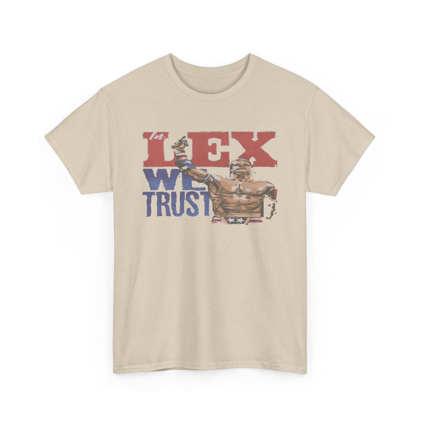 Unisex Cotton Tee with 'In Lex We Trust' Design, Casual Wear, Gift for Him/Her, Birthday, Independence Day, Patriotic Apparel