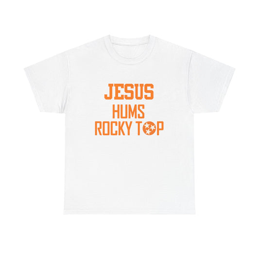 Jesus Hums Rocky Top Tee | Christian Football Tennessee Vols Shirt
