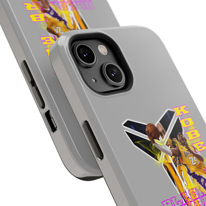 Impact-Resistant Phone Case — Bold Retro Basketball Graphic