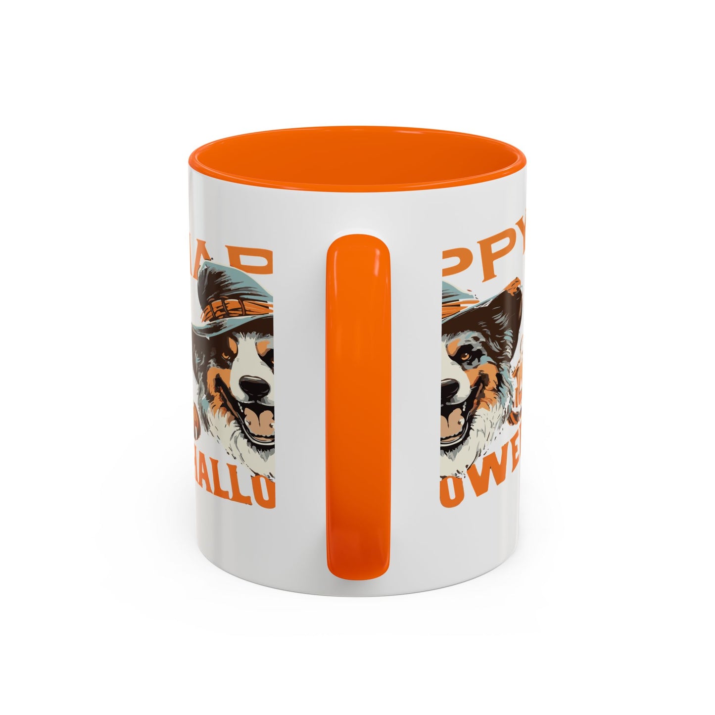 Halloween Dog Mug with Pumpkin Design, Cute Pet Lover Gift, Coffee Ceramic Cup for Fall, Spooky Season Decor, Happy Halloween