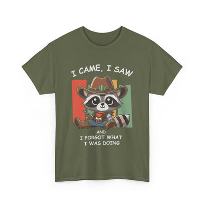 Fun Raccoon Graphic Tee, Cute Funny Animal T-Shirt, Unique Gift, Unisex Cotton Tee, Casual Wear, Birthday Gift, Humor Shirt