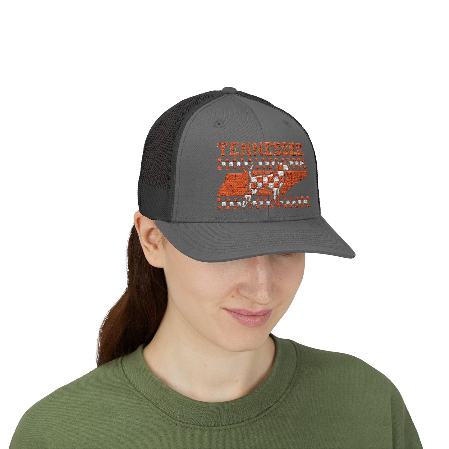 Tennessee Racing Rhinestone Trucker Cap