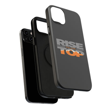 Impact-Resistant Phone Case - Rise to the Top, Durable Phone Cover, Gift for Motivational Quotes Lovers, Trendy Tech Accessories