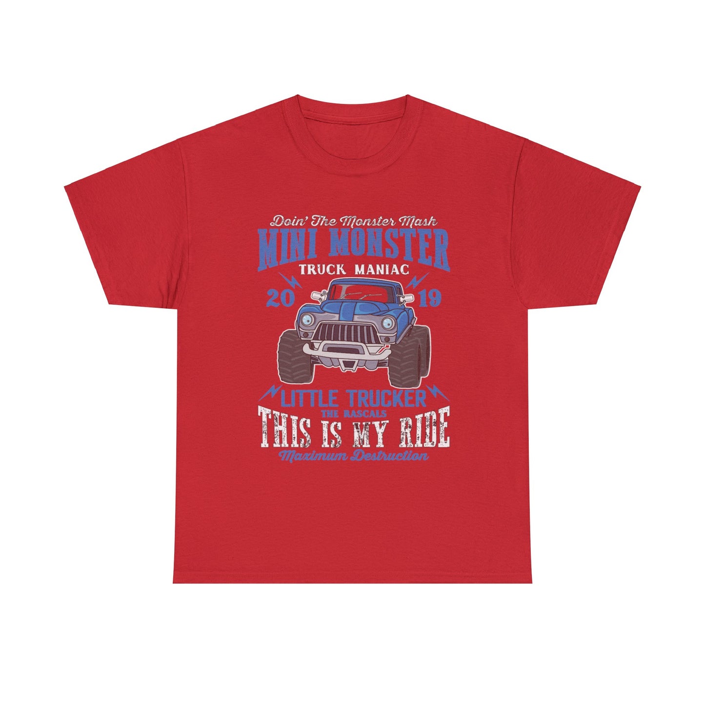 Mini Monster Truck Heavy Cotton Tee