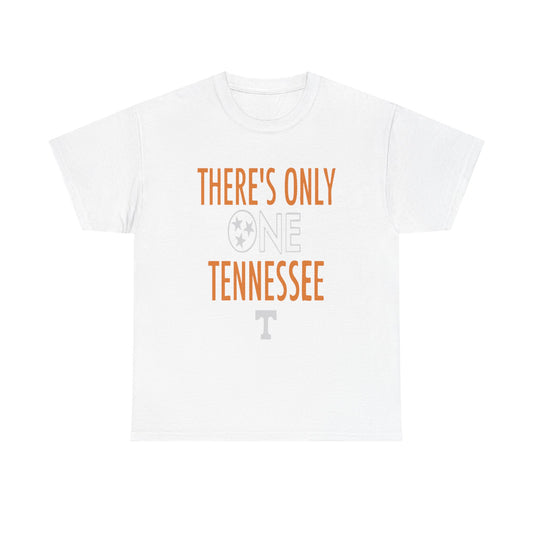 Tennessee Pride Tee, Unisex Heavy Cotton Tee, Tennessee Fans Gift, College Sports Apparel, Casual Everyday Wear, State Pride Shirt